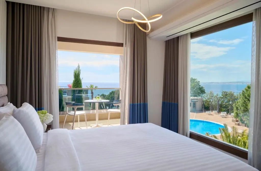 SUITE SEA VIEW ONE BEDROOM Room, Pomegranate Wellness Spa Hote, Halkidiki