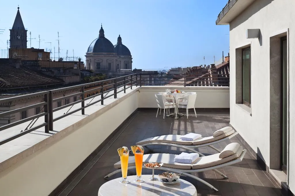 Terrace, UNA HOTELS Decò Roma, Rome