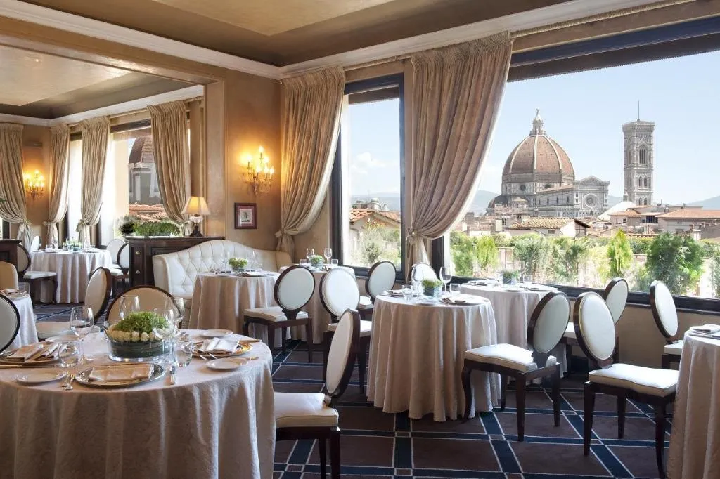 Restaurant, Grand Hotel Baglioni, Florence