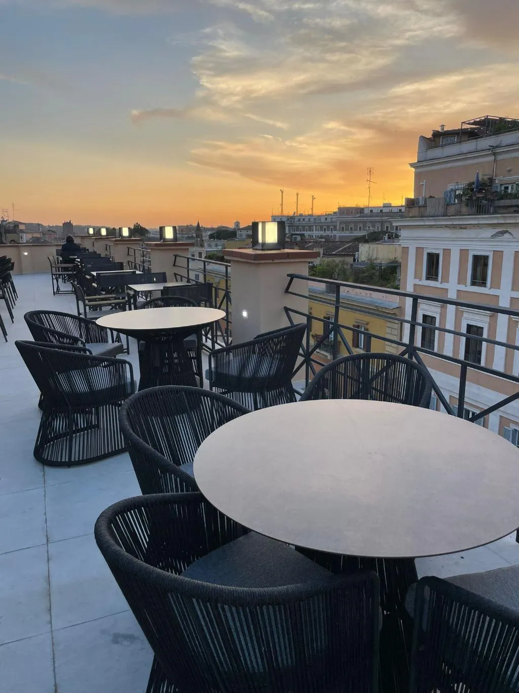 Terrace, The Major Hotel, Rome