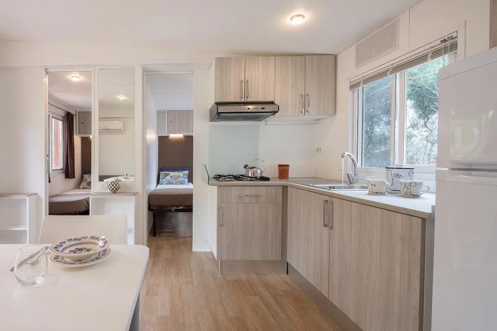 MOBILE HOME THREE BEDROOMS ONE BATHROOM Room, Camping Village Laguna Blu, Alghero