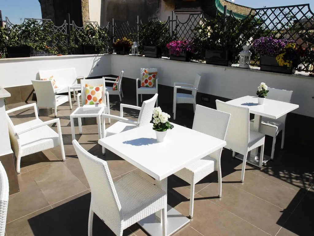 Terrace, Hotel San Pietro, Naples