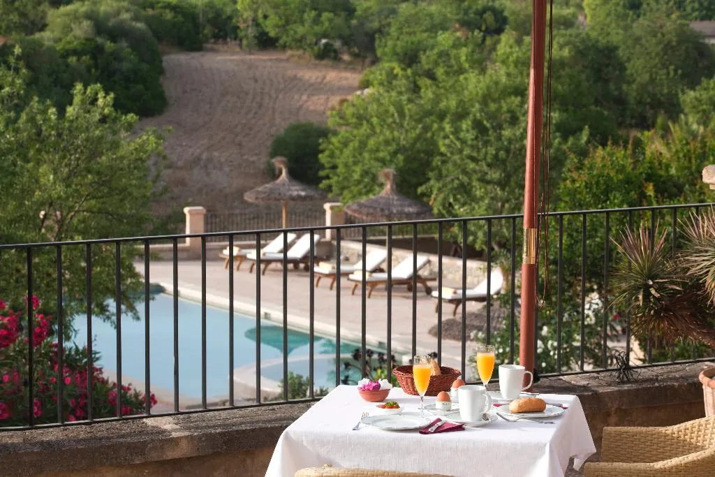 Terrace, Finca Hotel Can Estades, Majorca