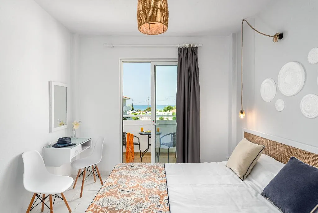 DOUBLE SEA VIEW Room, Mrs Chryssana Beach Hotel Crete By GHH, Crete