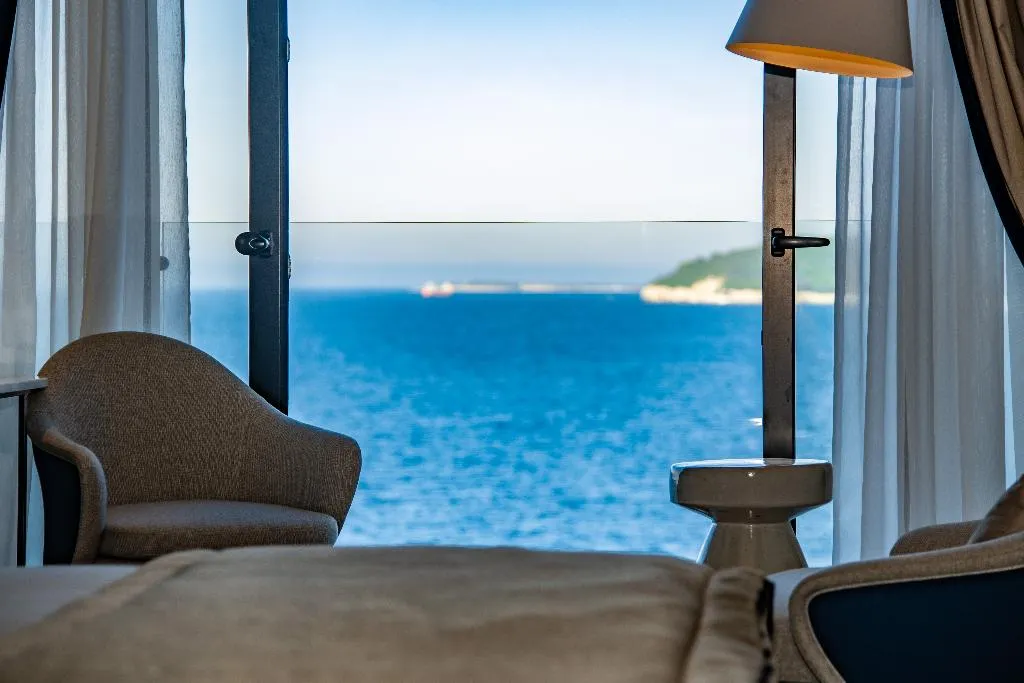 DOUBLE SINGLE USE DELUXE SEA VIEW Room, Grand Hotel Brioni Pula, Radisson Collection Hotel, Istria