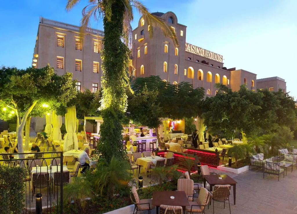 Restaurant, Grande Albergo Delle Rose, Rhodes
