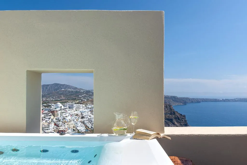 General view, Mythical Blue Luxury Suites, Santorini