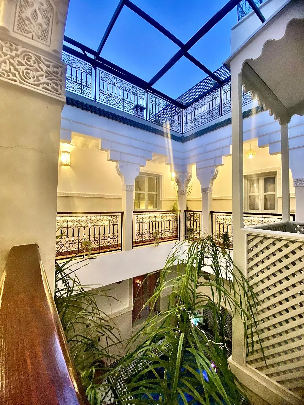 TRIPLE TWO BEDROOMS ONE BATHROOM Room, Riad Magnolia and SPA, Marrakech