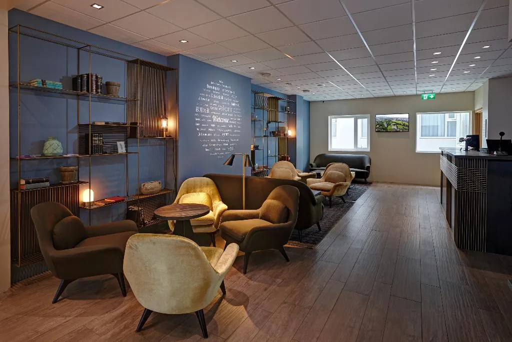 Lobby, Hotel Klettur, Reykjavik