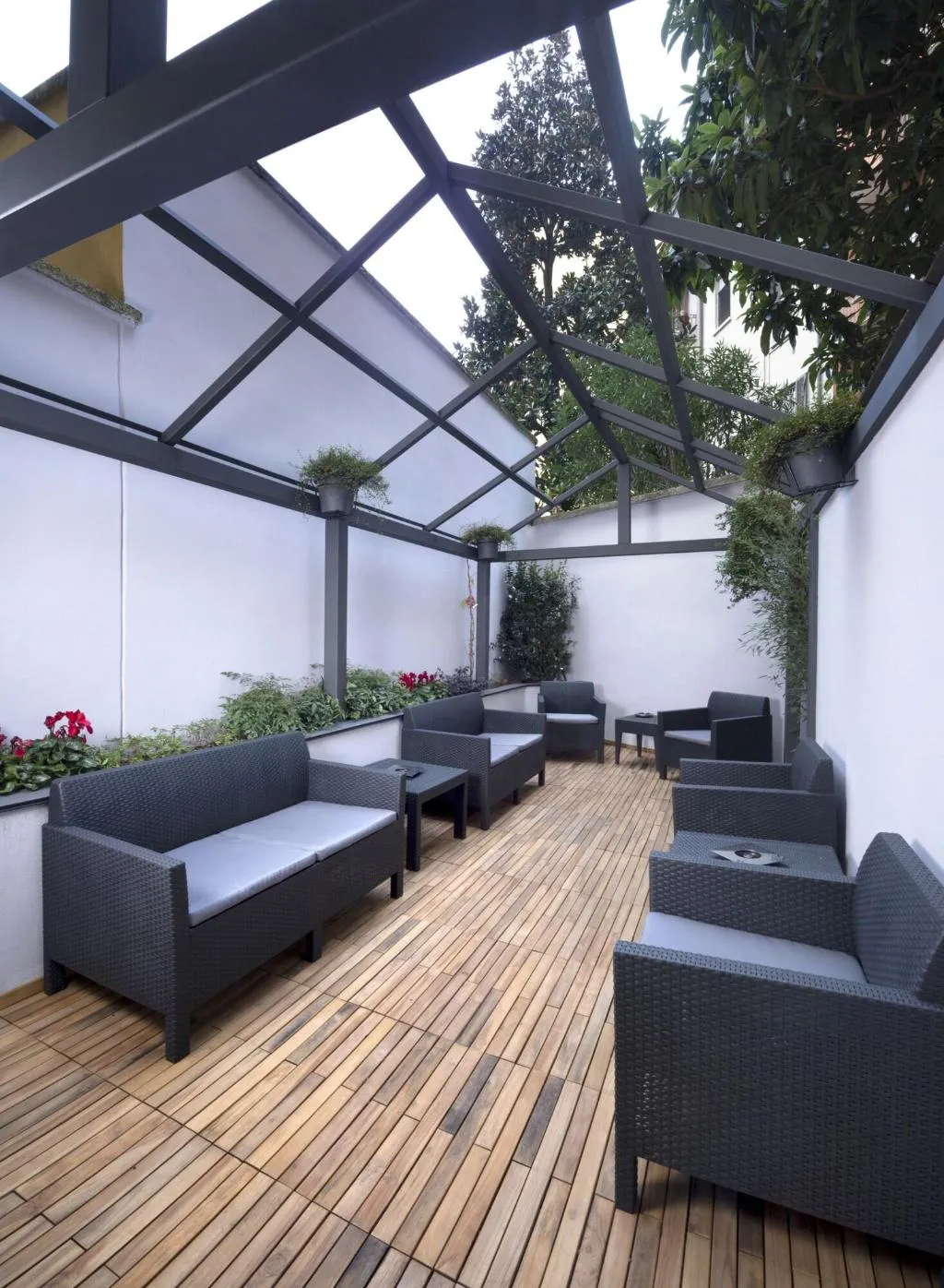 Terrace, Lancaster Hotel, Milan