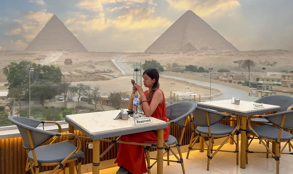 General view, Giza Pyramids View Inn, Cairo