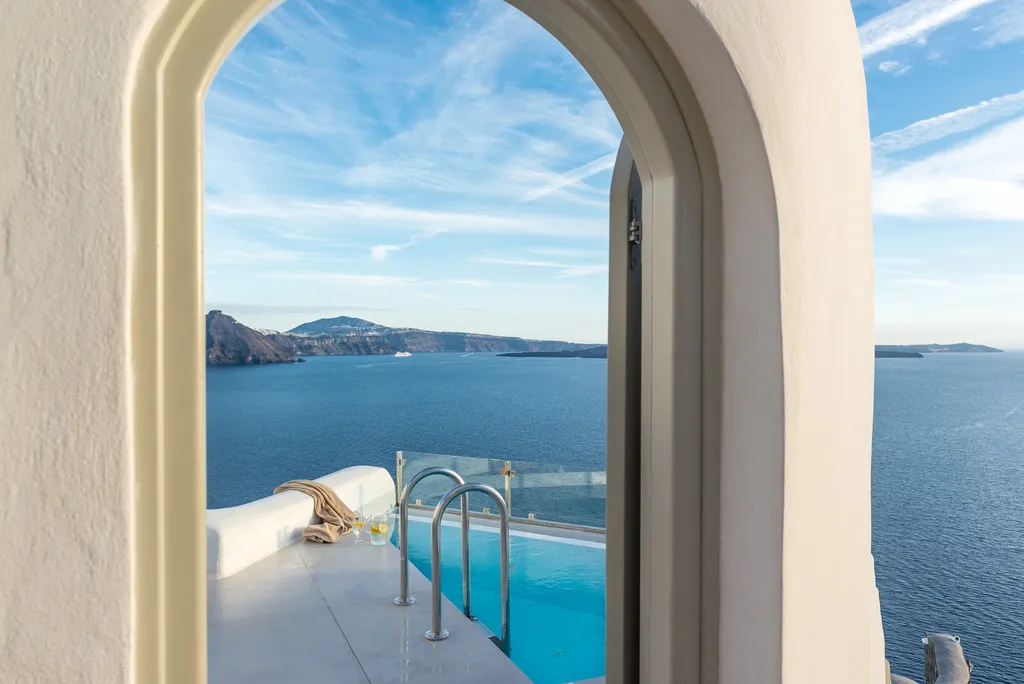 General view, Elite Luxury Suites, Santorini