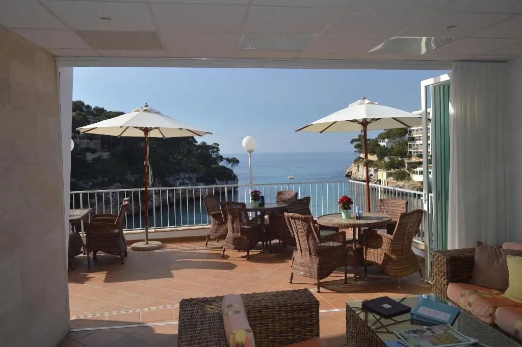 Terrace, Hotel Cala Santanyi, Majorca