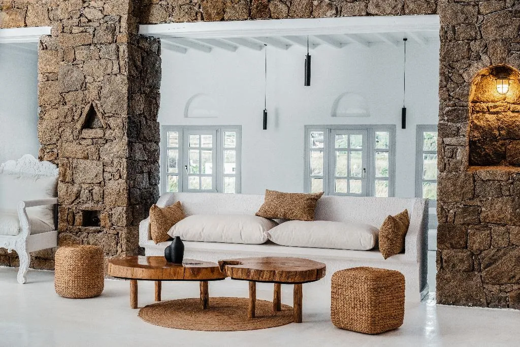 Lobby, Penelope Village by Mr and Mrs White, Mykonos