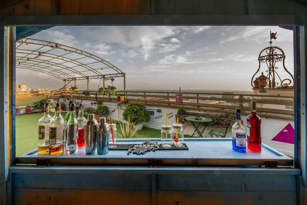 Terrace, Eco Hostel Floreale, Naples
