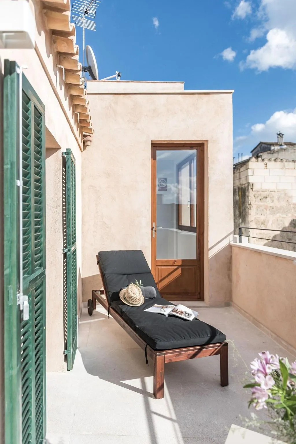 Terrace, Hotel Can Mostatxins, Majorca
