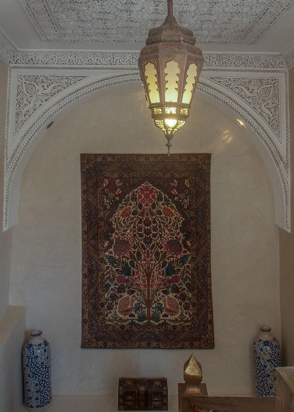 Lobby, Riad Laurence Olivier, Marrakech