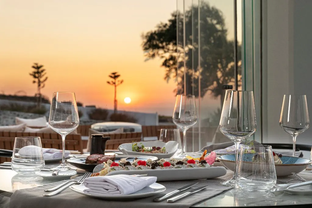Restaurant, Secret View Hotel, Santorini
