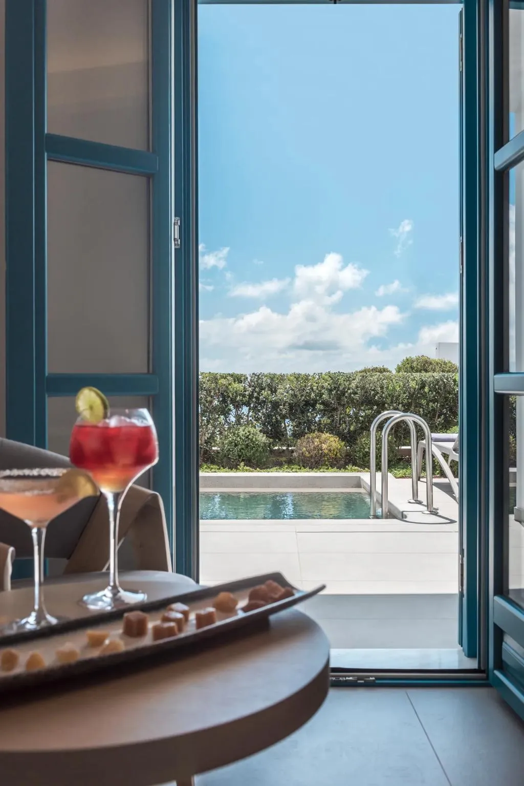 SUITE WITH PRIVATE POOL Room, Aeifos Boutique Hotel, Santorini