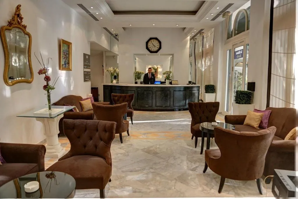 Lobby, Hotel La Maison Blanche, Tunisia