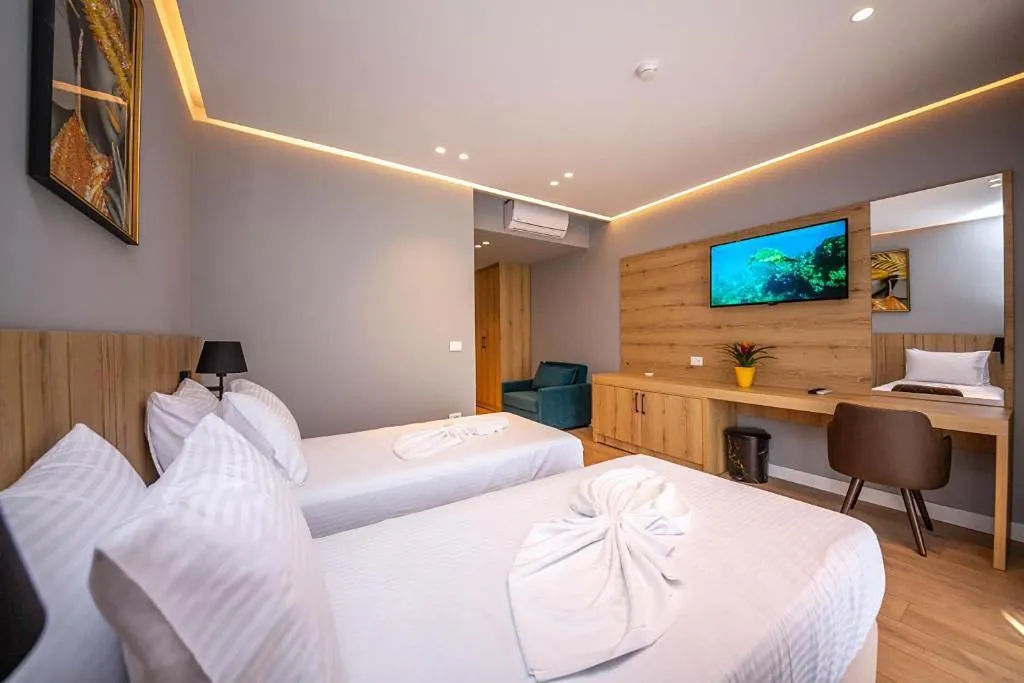 Room, Azure Inn Hotel, Southern Albania