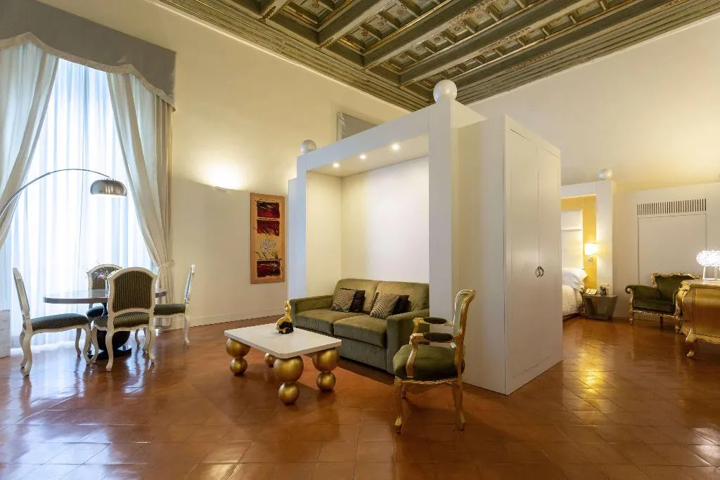 JUNIOR SUITE KING SIZE BED Room, Palazzo Caracciolo Naples, Naples
