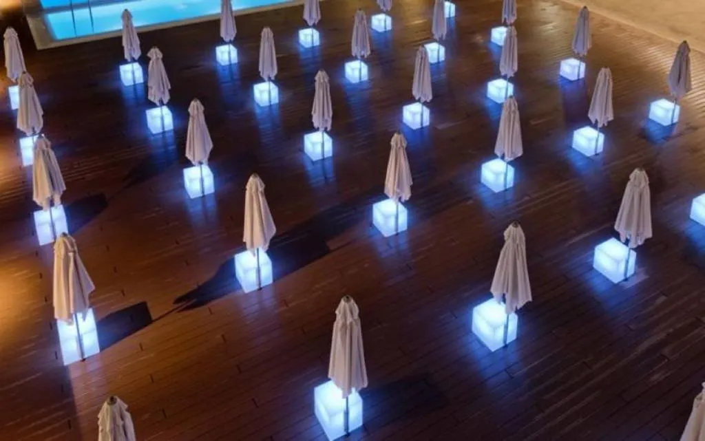 Terrace, Hotel Alhambra, Costa Brava