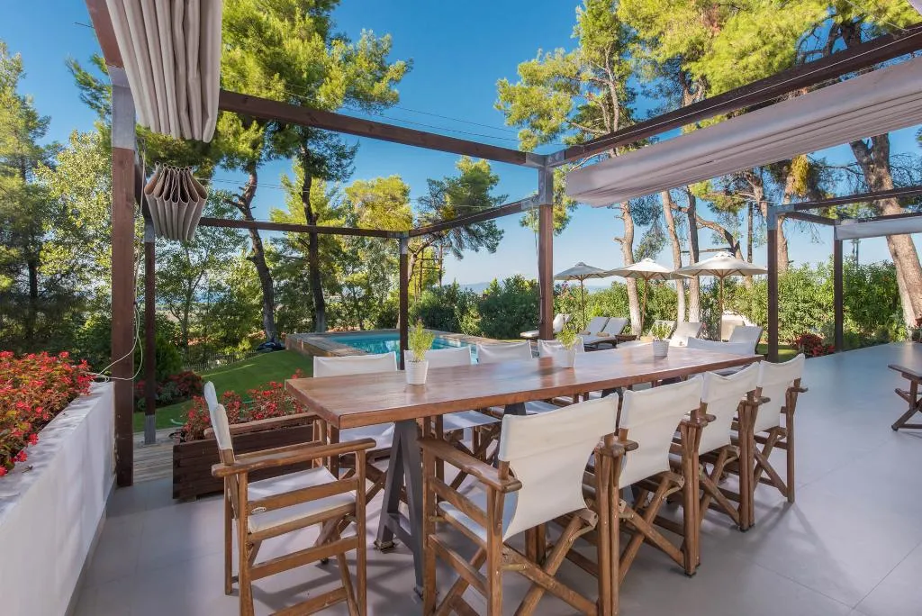 Terrace, The White Villa At Sani, Halkidiki