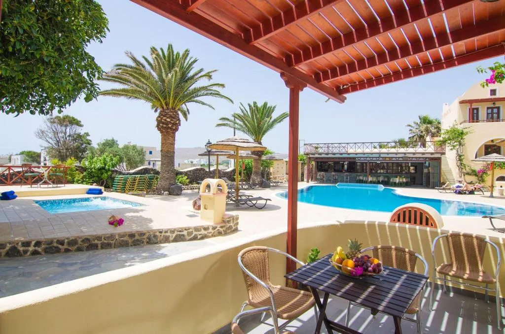 Terrace, Smaragdi Hotel, Santorini
