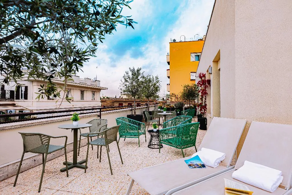 Terrace, Mercure Roma Piazza Bologna, Rome