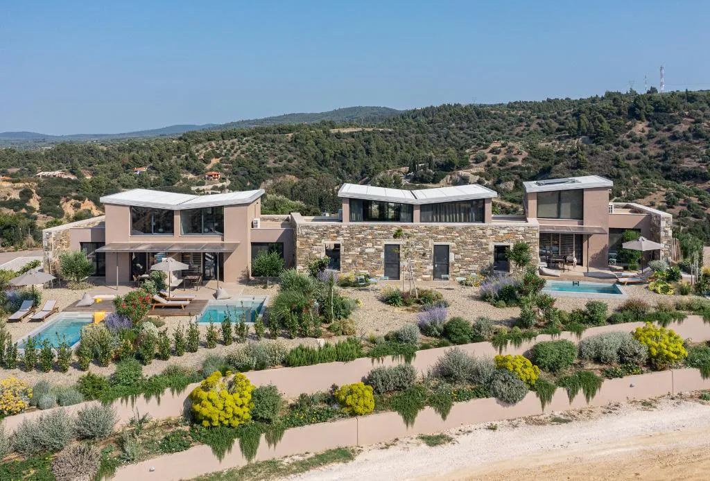 General view, Etheres, Halkidiki