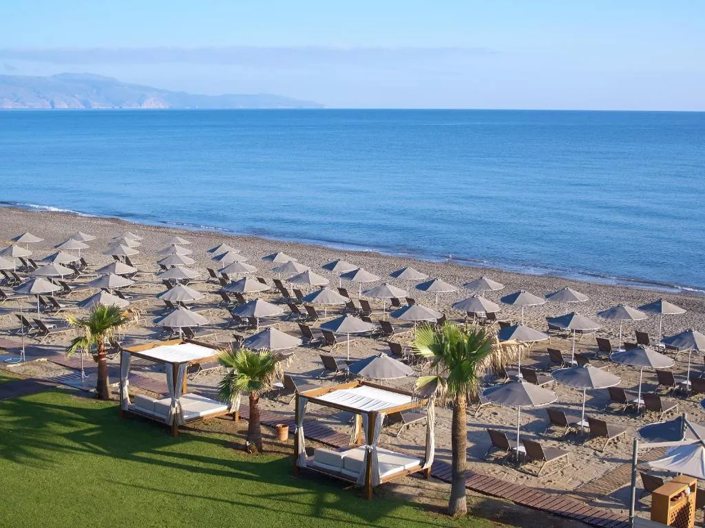 Beach, Minoa Palace Resort & Spa, Crete
