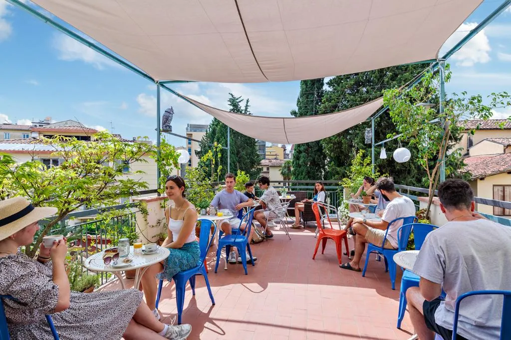 Terrace, Ostello Bello Firenze, Florence