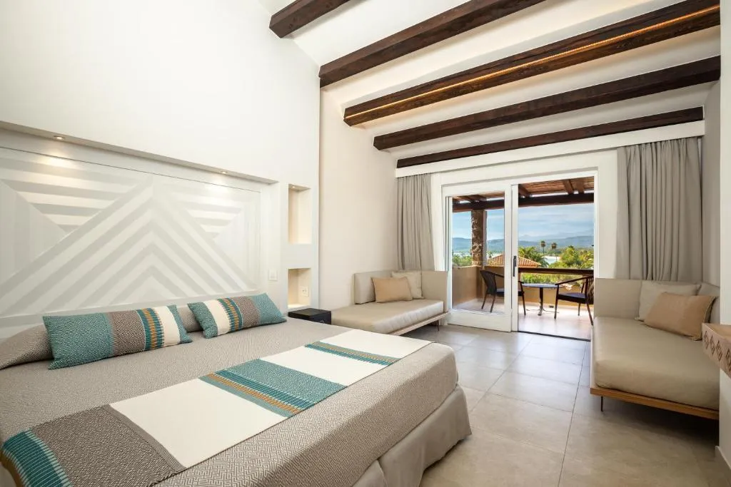 DOUBLE PARTIAL SEA VIEW Room, Club Hotel Saraceno, Cagliari