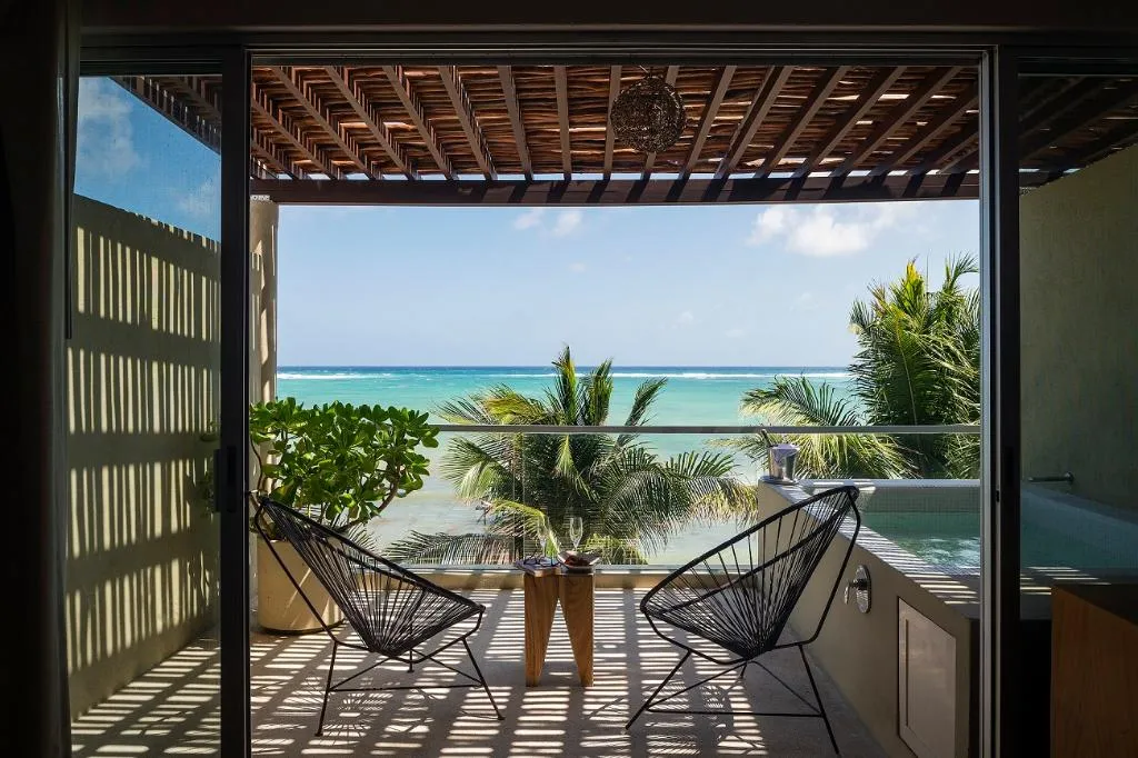 SUITE BEACH FRONT Room, Mereva Tulum, Cancun Area