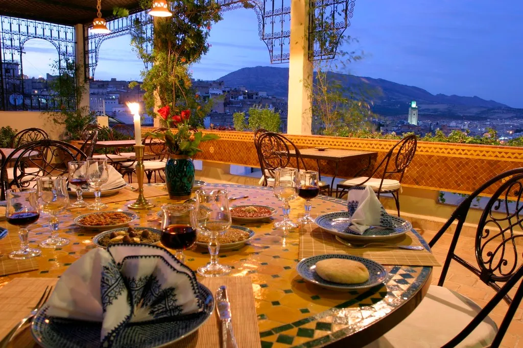 Restaurant, Dar el Ghalia, Fez