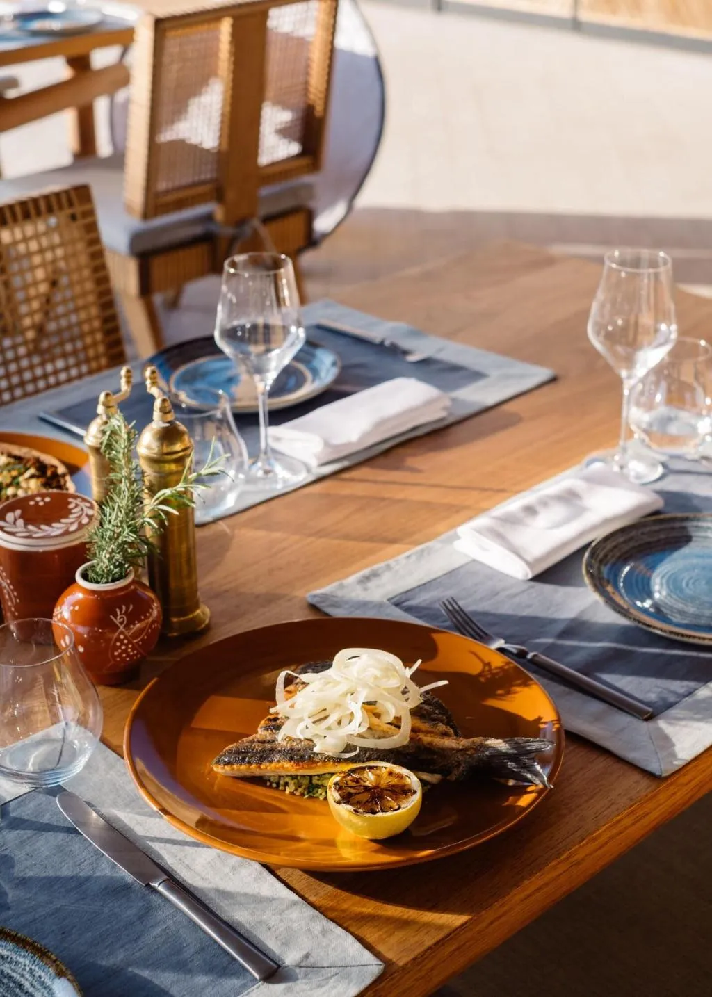 Restaurant, Phāea Cretan Malia, Crete
