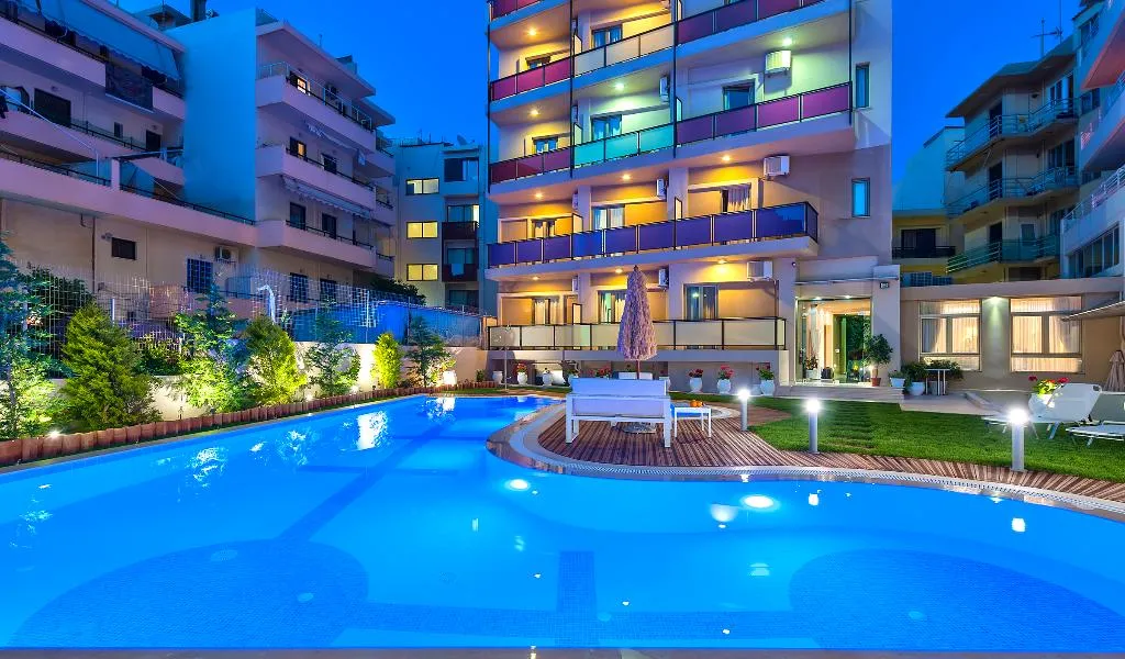 Pool, Leonidas Hotel & Apartments, Crete