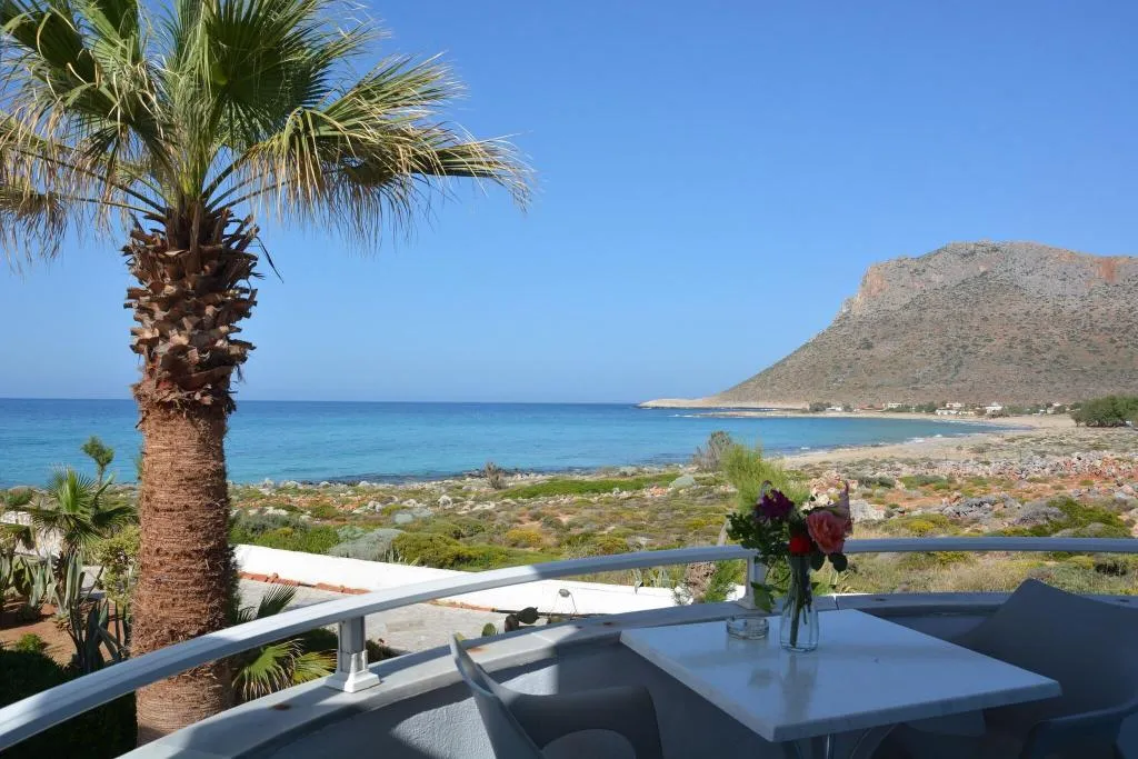 Terrace, Blue Beach, Crete