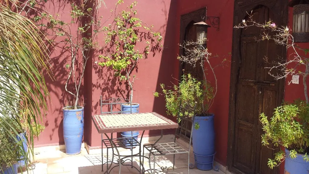 Terrace, Riad Al Mansoura, Marrakech