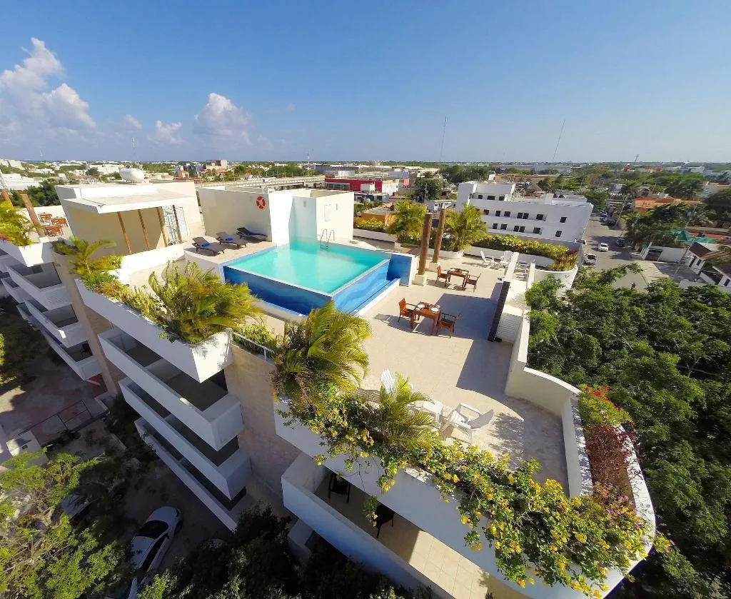 General view, Hotel Angelo's, Playa Del Carmen