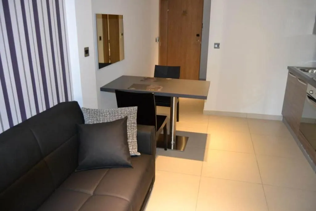 STUDIO QUEEN SIZE BED Room, Pebbles Boutique Aparthotel, Malta