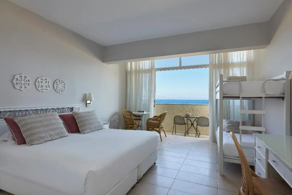 FAMILY ROOM SEA VIEW Room, Atlantica Princess Hotel, Rhodes