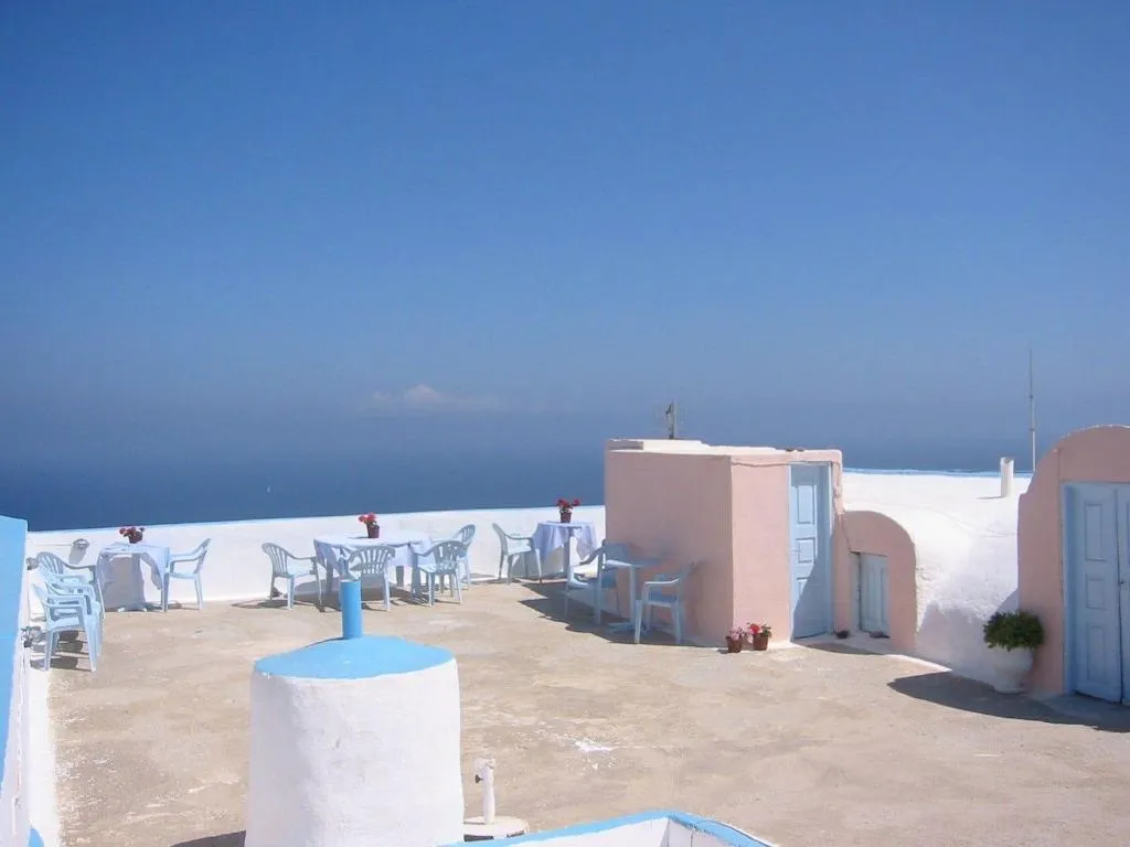 Terrace, Marcos Rooms, Santorini