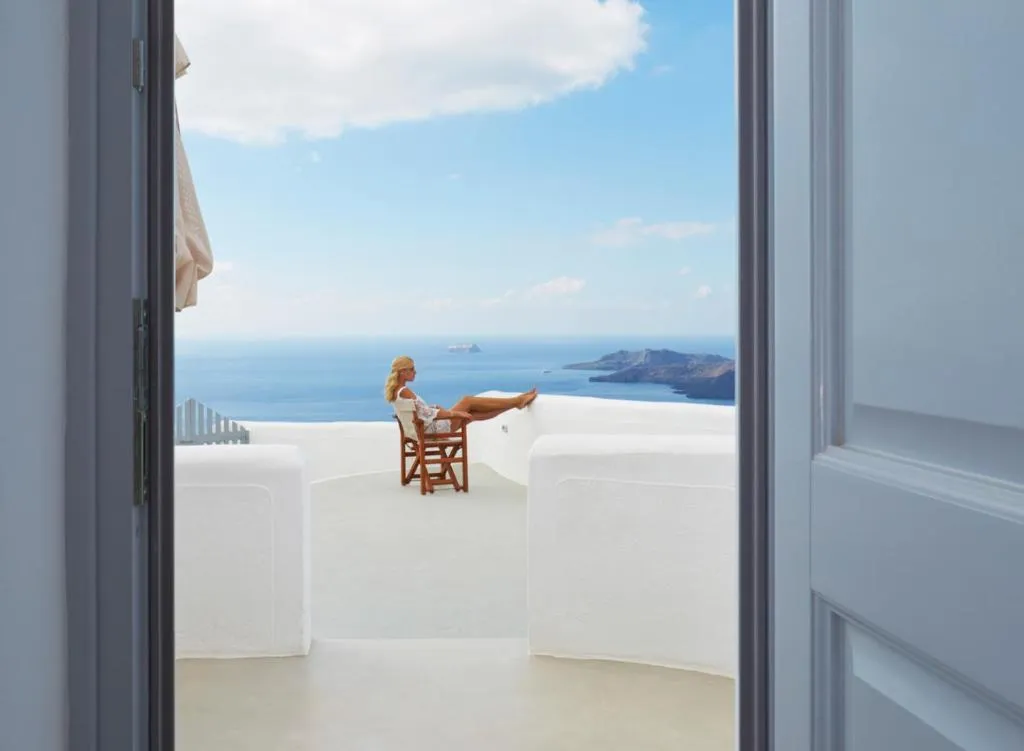 JUNIOR SUITE SEA VIEW Room, Volcano View Hotel, Santorini