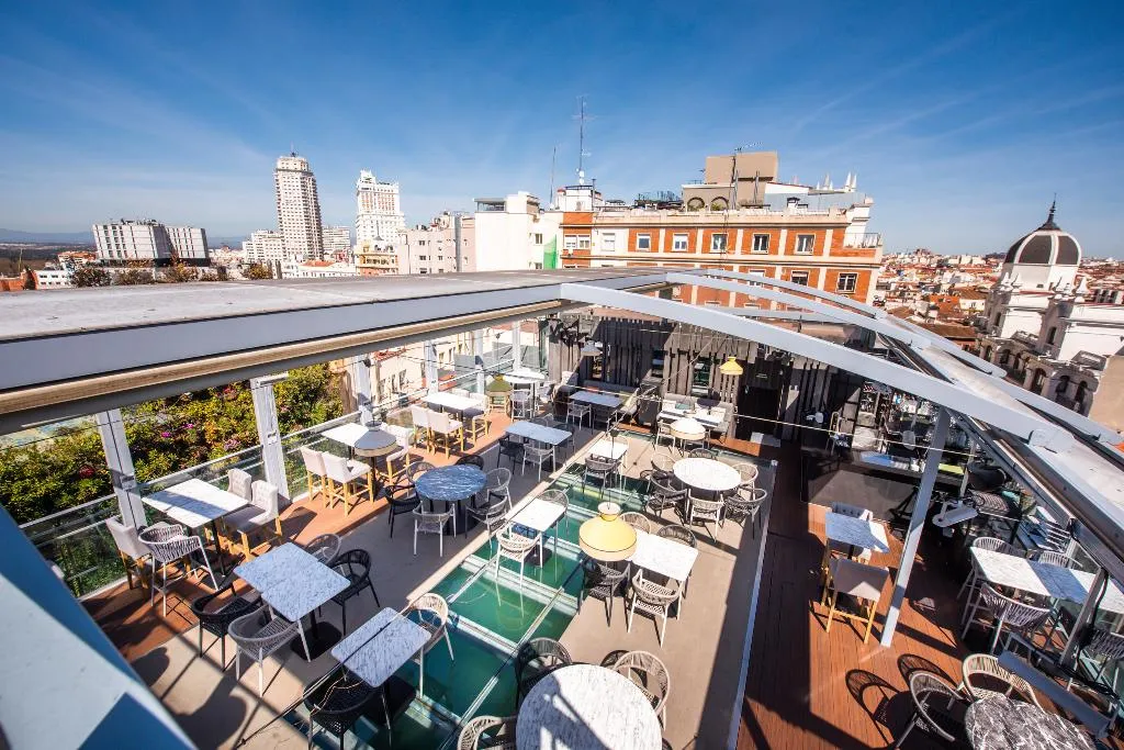 Terrace, Inhala Hotel Garden, Madrid