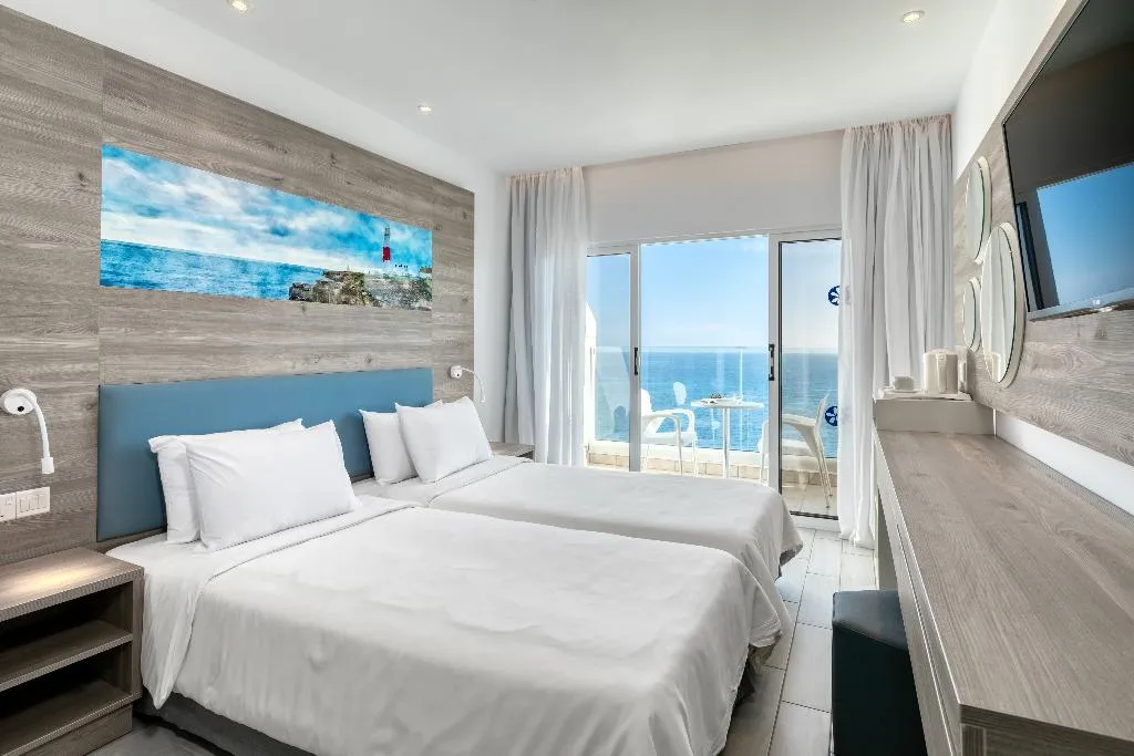 Double or Twin SEA VIEW Room, Atlantica Sungarden Beach, Cyprus