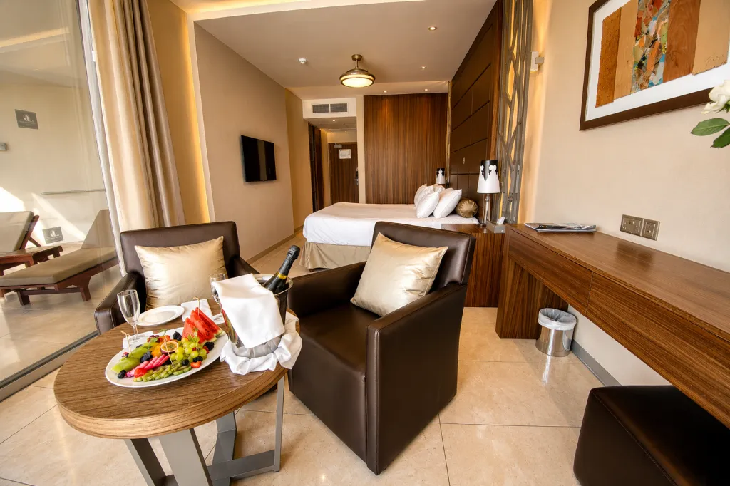 Double or Twin SUPERIOR WITH PRIVATE POOL Room, Adams Beach Hotel, Cyprus