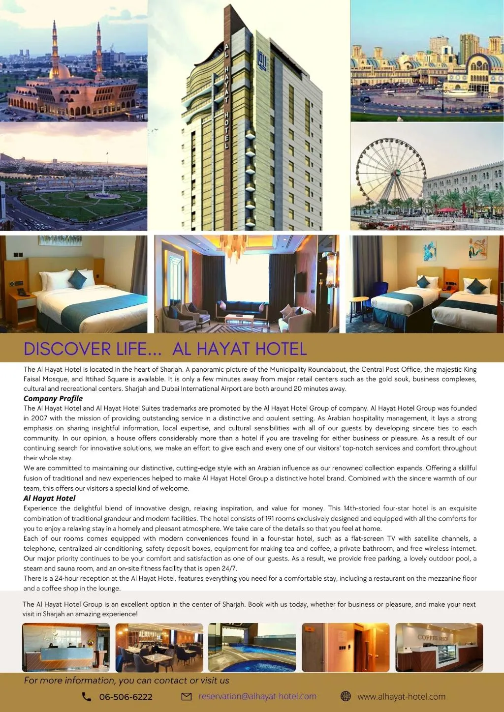 General view, Al Hayat Hotel Sharjah, Dubai