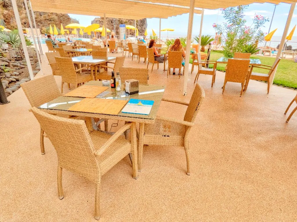 Terrace, Orca Praia, Madeira